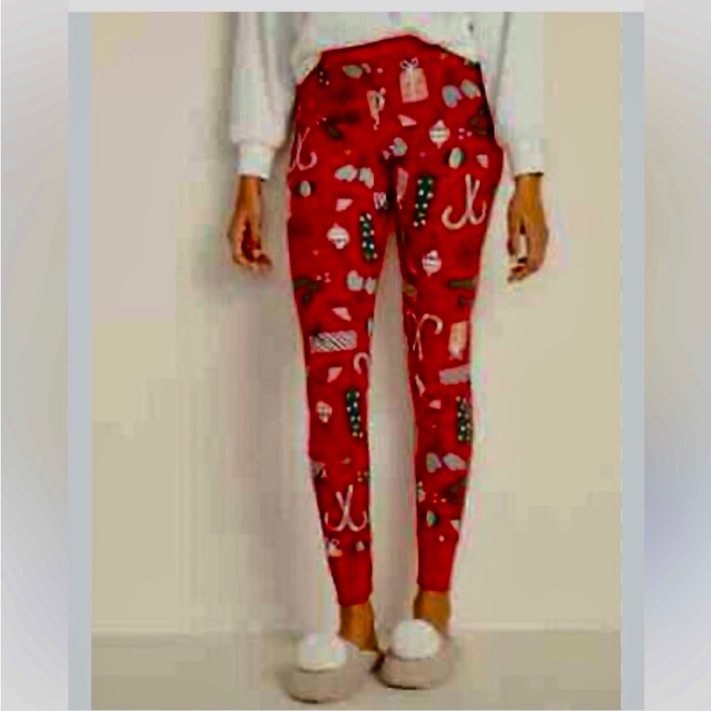 3/$25 | Two Christmas leggings - La Senza & Old Navy - size Small